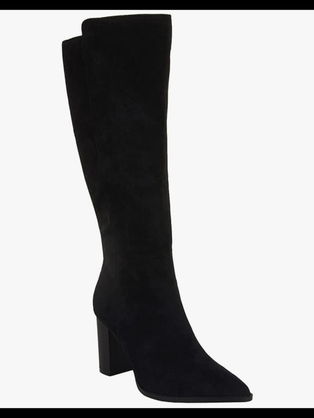 NIB sz 9 Juliet Holy Women's Knee High Boots Stacked Block Heel Pointed Toe Ridi